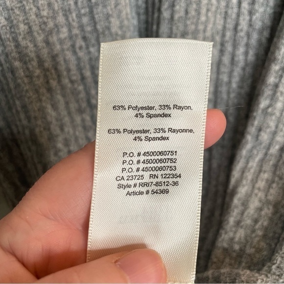 Wilfred Free Mariel Ribbed Sweater Mini Dress in Heather White S - Picture 10 of 15